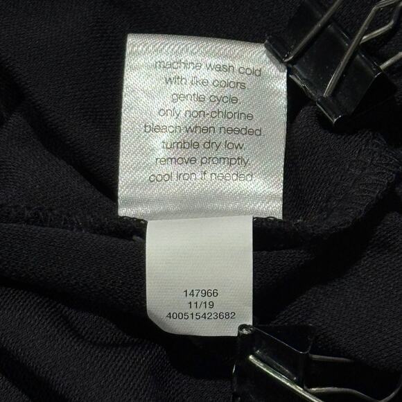 Elizabeth And James Dress Minimalist 90s Boho Monochrome Classic Black Size 3X - Picture 5 of 6